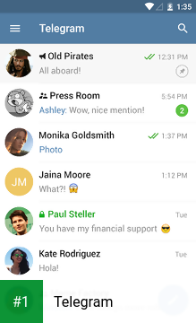 Telegram app screenshot 1