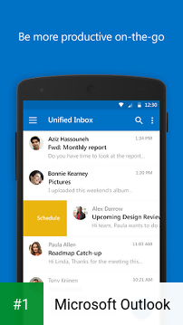 Microsoft Outlook app screenshot 1