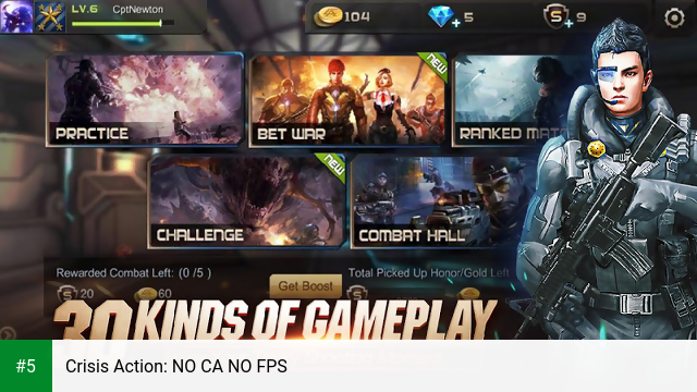 Crisis Action: NO CA NO FPS app screenshot 5