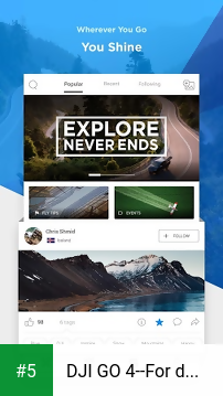 DJI GO 4--For drones since P4 app screenshot 5