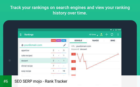 SEO SERP mojo - Rank Tracker apk screenshot 6