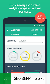 SEO SERP mojo - Rank Tracker app screenshot 5
