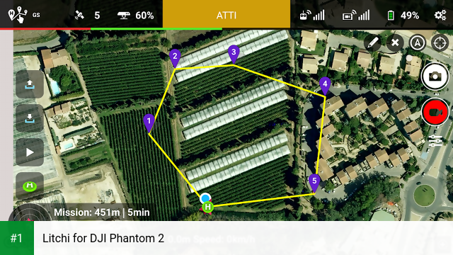 Litchi for DJI Phantom 2 app screenshot 1