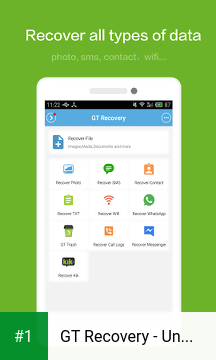 GT Recovery - Undelete,Restore app screenshot 1
