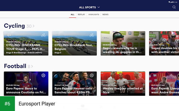 Eurosport Player apk screenshot 6