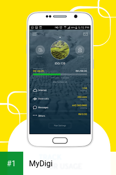 MyDigi app screenshot 1