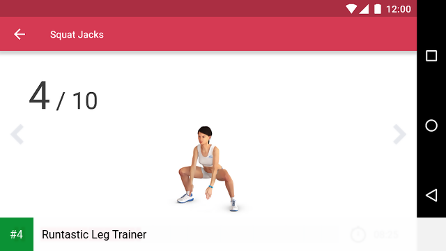 Runtastic Leg Trainer apk screenshot 4