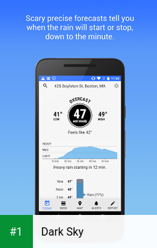 Dark Sky app screenshot 1