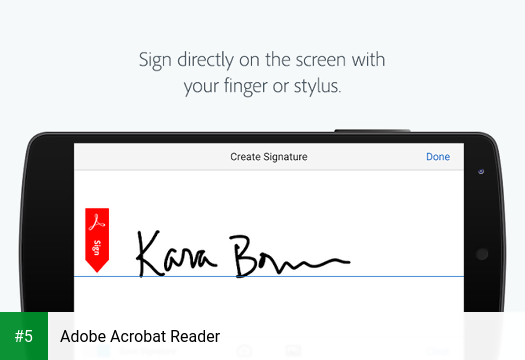 Adobe Acrobat Reader app screenshot 5