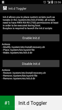Init.d Toggler app screenshot 1