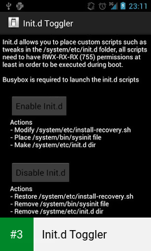 Init.d Toggler app screenshot 3