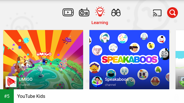 YouTube Kids app screenshot 5