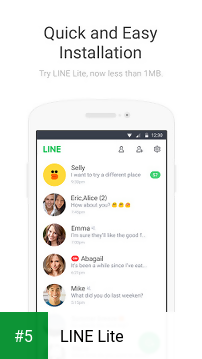 LINE Lite app screenshot 5