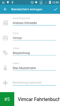 Vimcar Fahrtenbuch app screenshot 5