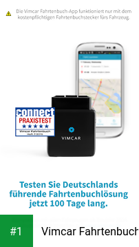 Vimcar Fahrtenbuch app screenshot 1