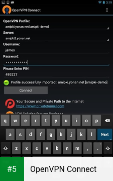 OpenVPN Connect app screenshot 5