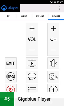 Gigablue Player app screenshot 5