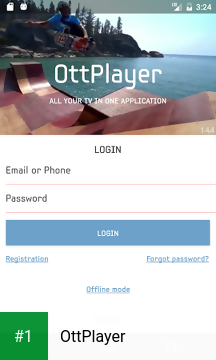OttPlayer app screenshot 1