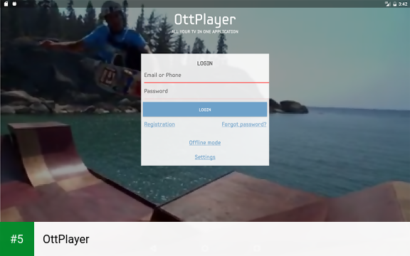 OttPlayer app screenshot 5
