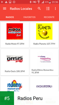 Radios Peru app screenshot 5