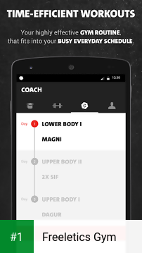 Freeletics Gym app screenshot 1
