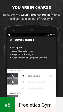 Freeletics Gym app screenshot 5