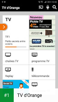 TV d'Orange app screenshot 1