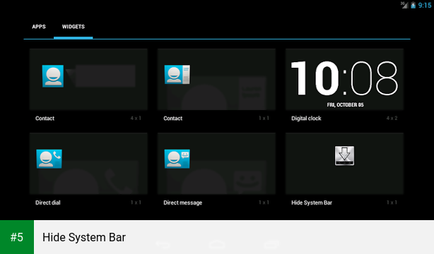 Hide System Bar app screenshot 5