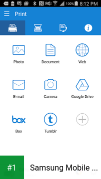 Samsung Mobile Print app screenshot 1