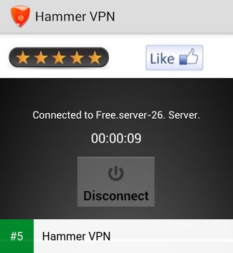 Hammer VPN app screenshot 5