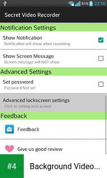 Background Video Recorder apk screenshot 4