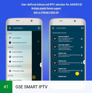 GSE SMART IPTV app screenshot 1