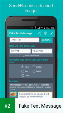 Fake Text Message apk screenshot 2