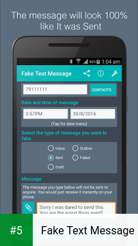 Fake Text Message app screenshot 5