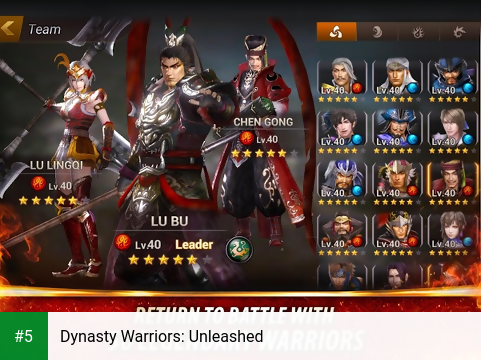 Dynasty Warriors: Unleashed app screenshot 5