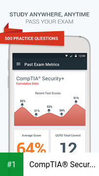 CompTIA® Security+ Exam Prep app screenshot 1