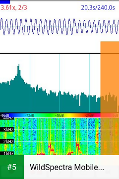 WildSpectra Mobile Lite app screenshot 5