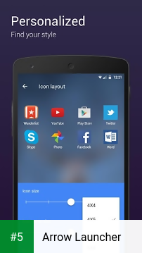 Arrow Launcher app screenshot 5