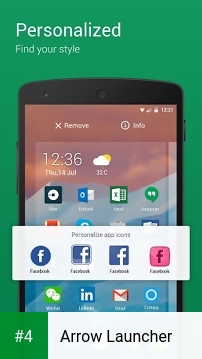 Arrow Launcher apk screenshot 4