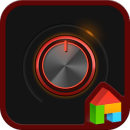 Neon(Red) dodol launcher theme app icon