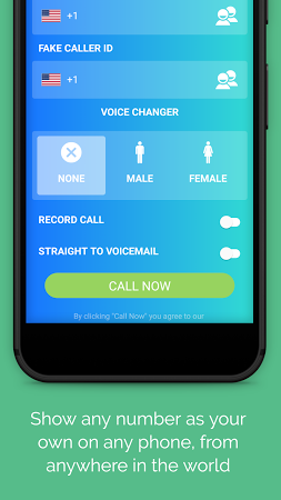 fake call app with voice changer