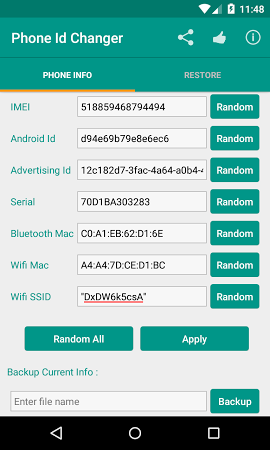 device id imei changer xposed